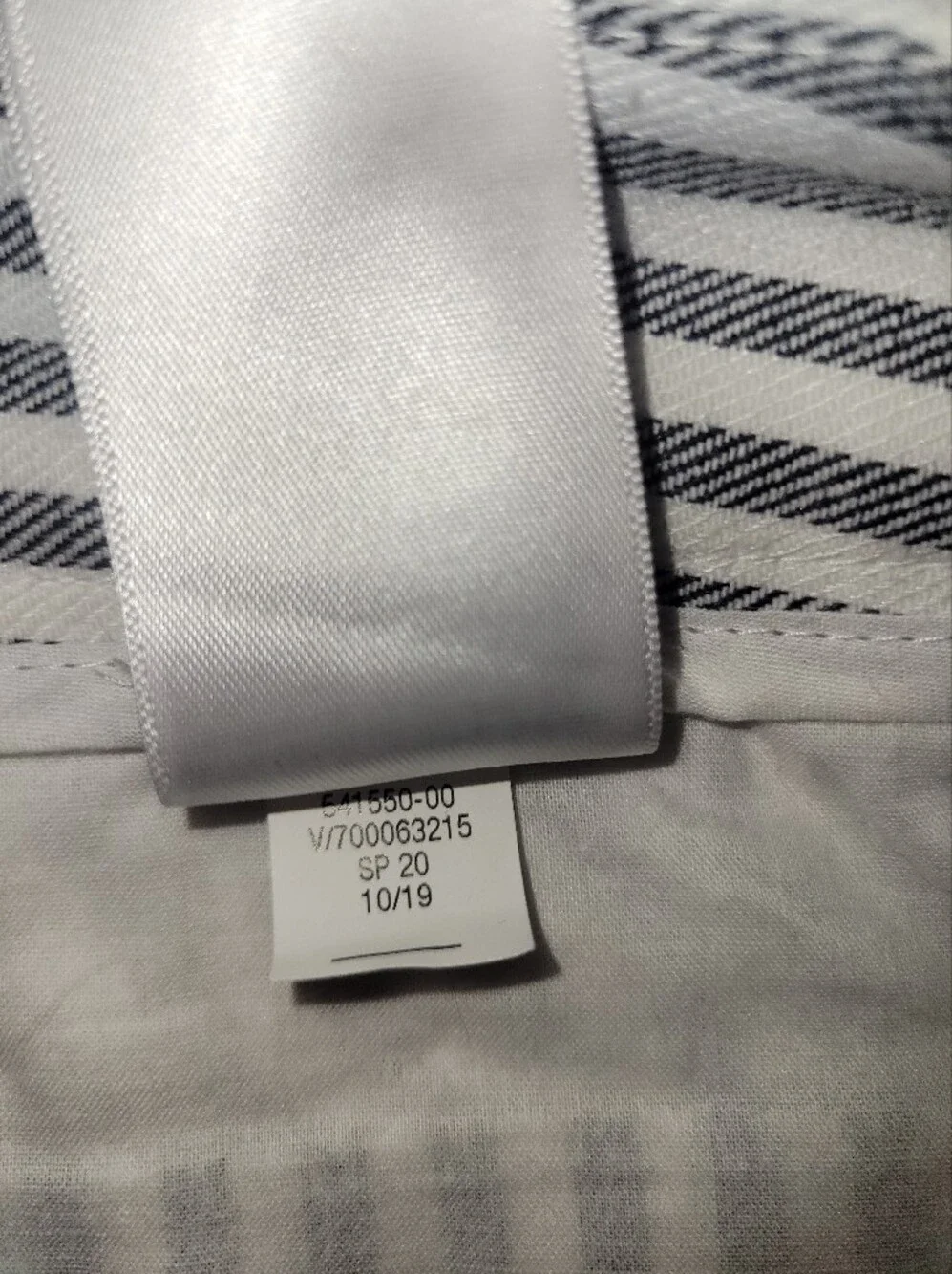 Banana Republic NWOT Women’s Avery Black/White Striped Pants Size 8